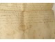 Letter Patent Louis XIV king France Navarre 1680 seal Hagueneau Alsace