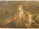 HST landscape painting ruins naked women naiads taste Pillement eighteenth frame