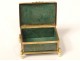Small box stingray box in gilded brass XIXth century