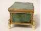 Small box stingray box in gilded brass XIXth century