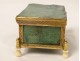 Small box stingray box in gilded brass XIXth century