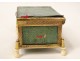 Small box stingray box in gilded brass XIXth century