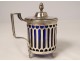 Louis XVI mustard pot in sterling silver Farmers General Paris Leguay XVIIIth