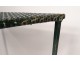 2 triangular coffee tables Mathieu Matégot perforated metal painted twentieth