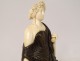 Woman chryselephantine statuette sculpture allegory harvest agriculture twentieth