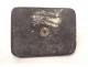 19th century bronze dog paperweight sculpture black marble cushion