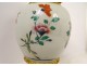Chinese porcelain vase lamp branches flowers cherry trees Kangxi eighteenth