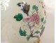 Chinese porcelain vase lamp branches flowers cherry trees Kangxi eighteenth