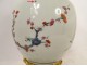 Chinese porcelain vase lamp branches flowers cherry trees Kangxi eighteenth