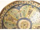 Polychrome ceramic Mokhfia cut dish Tortoise Tronja Fez Morocco XIXth