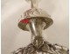 Pair of sterling silver candlesticks Poland Warsaw Szmul Szkarlat 742gr XIXth