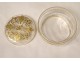 Decorative basket Baccarat crystal candies gilding flowers XIXth century