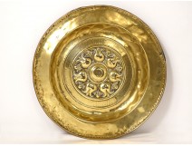 Large collection dish with brass offerings Germany Nuremberg 17th century