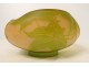 Emile Gallé glass paste vase cut Art Nouveau ivy leaves late 19th century