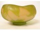 Emile Gallé glass paste vase cut Art Nouveau ivy leaves late 19th century