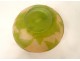 Emile Gallé glass paste vase cut Art Nouveau ivy leaves late 19th century