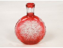 Gourd crystal Saint Louis Rose Vase 19th