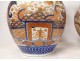 Pair of large Imari porcelain vases Japan dragon phoenix gilding XIXth century