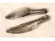Folding silver travel cutlery Minerva goldsmith Balheux XIXth century