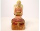 Sculpture angel bequest trunk polychrome plaster church XIXth XXth century