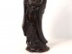 Statuette bronze sculpture goddess Kannon Bosatsu fish Japan Meiji XIXth