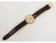 Longines Swiss wristwatch solid gold 18K mechanical 1957 vintage XXth