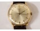 Longines Swiss wristwatch solid gold 18K mechanical 1957 vintage XXth