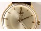 Longines Swiss wristwatch solid gold 18K mechanical 1957 vintage XXth