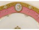 Decorative porcelain plate Le Rosey Paris monogram music XIXth