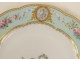 Decorative porcelain plate Le Rosey Paris monogram music XIXth
