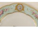 Decorative porcelain plate Le Rosey Paris monogram music XIXth