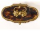 Small gilt brass tortoiseshell box early 19th century