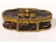 Small gilt brass tortoiseshell box early 19th century