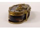 Small gilt brass tortoiseshell box early 19th century