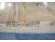 Marine gouache ex-voto two-masted boat Couëdel Marie Suzanne Bordeaux 19th