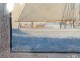 Marine gouache ex-voto two-masted boat Couëdel Marie Suzanne Bordeaux 19th