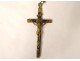 Rosary rosary Christ Cross Crucifix Ebony wood Saint Mary XIXth century