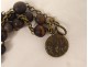 Rosary rosary Christ Cross Crucifix Ebony wood Saint Mary XIXth century