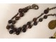 Rosary rosary Christ Cross Crucifix Ebony wood Saint Mary XIXth century