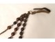 Rosary rosary Christ Cross Crucifix Ebony wood Saint Mary XIXth century