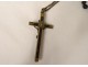 Rosary rosary Christ Cross Crucifix Ebony wood Saint Mary XIXth century