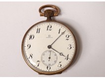 Omega pocket watch, burnished steel, 20th century