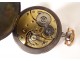 Omega pocket watch, burnished steel, 20th century