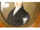 Pair of miniature portraits of young men Sabatier Restoration 19th century