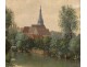HSP River Village Landscape Framework golden stuccoed 19th