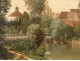 HSP River Village Landscape Framework golden stuccoed 19th