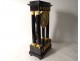 Pendulum regulator with columns Empire blackened wood gilded bronze NapIII XIXth