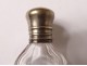 Crystal salt bottle cut glass solid silver boar head nineteenth century