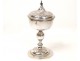 Silver ciborium Minerva Dejean Martin 19th