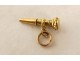 Key watch key solid gold 18 carats PB 1.12gr XIXth century